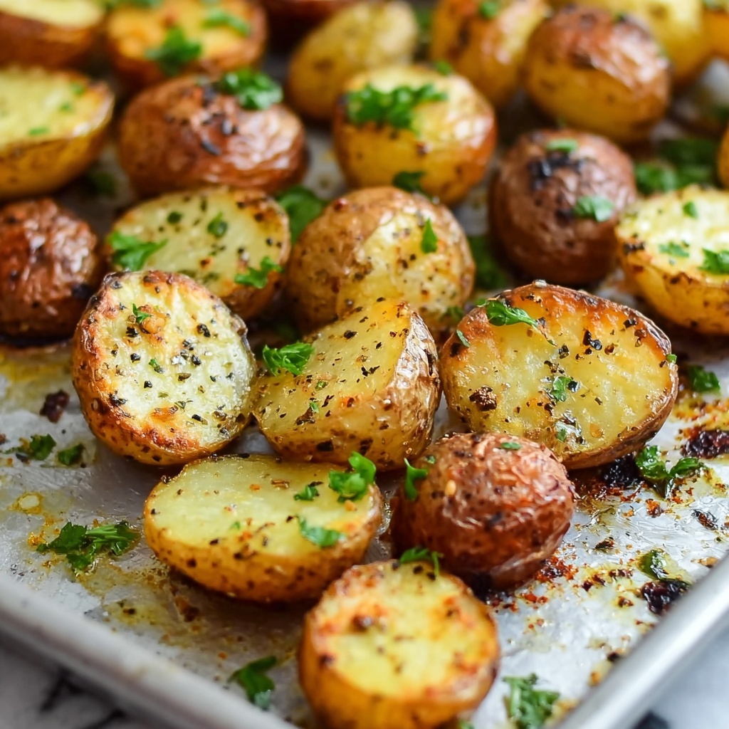 Crispy Roasted Baby Potatoes Recipe - Recipe Image
