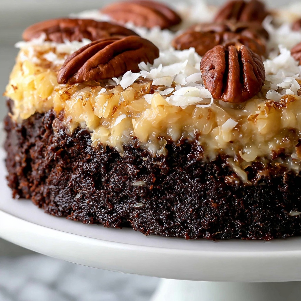 German Chocolate Pound Cake Recipe - Recipe Image