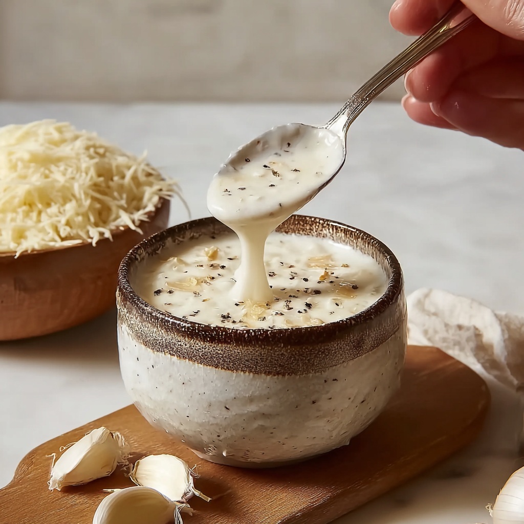 White Garlic Pizza Sauce Recipe - Recipe Image