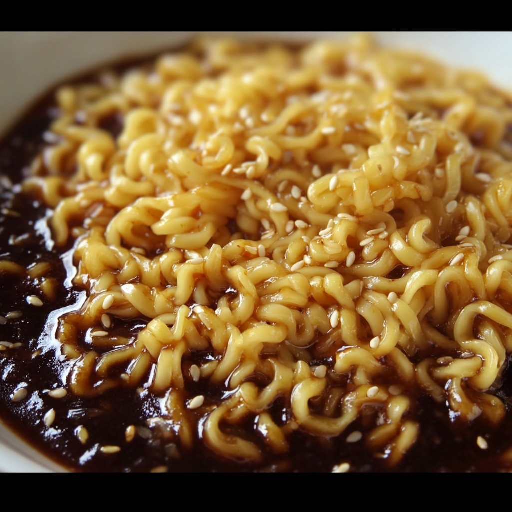 Sweet & Spicy Ramen Noodles Recipe - Recipe Image