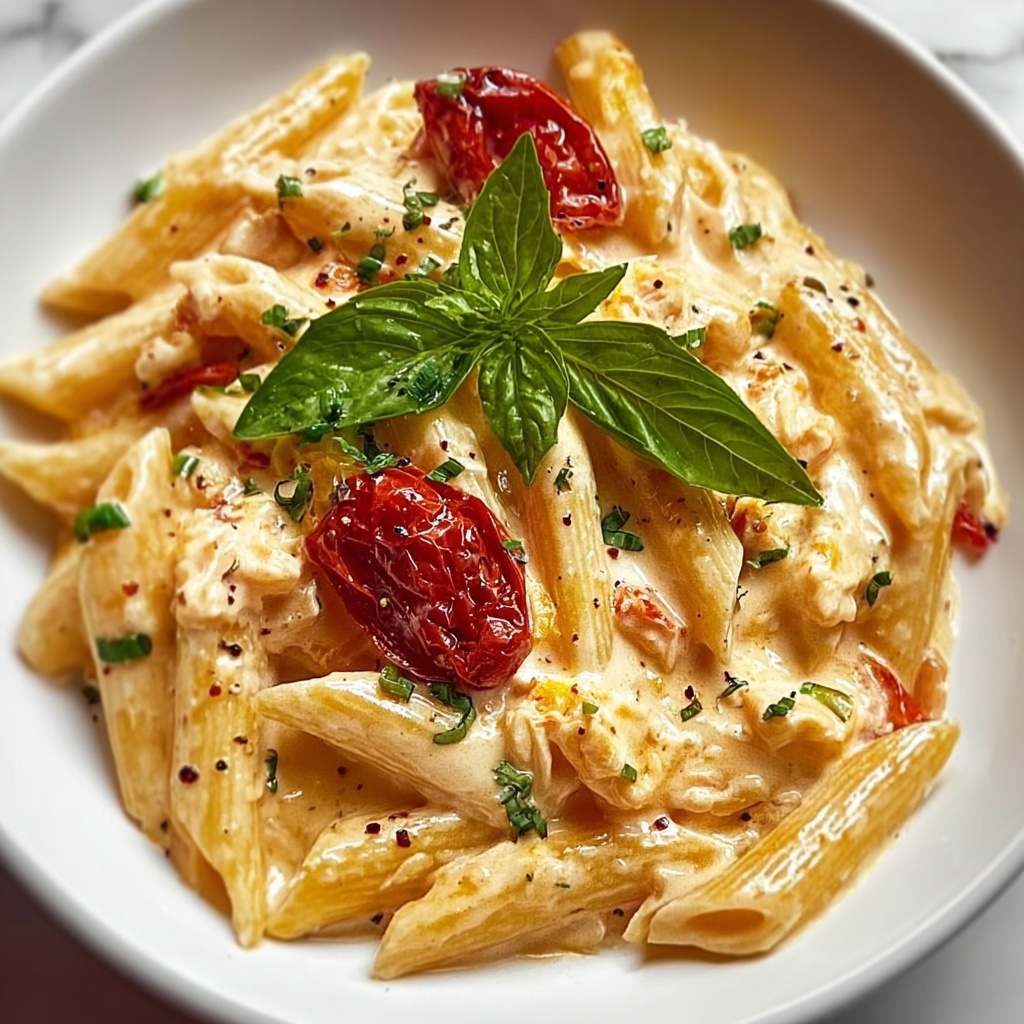 Creamy Tomato Ricotta Pasta Recipe - Recipe Image