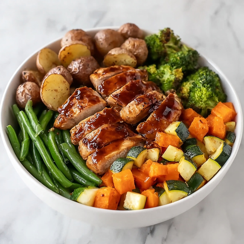 Skinny Chicken and Roasted Potato Bowl Recipe - Recipe Image