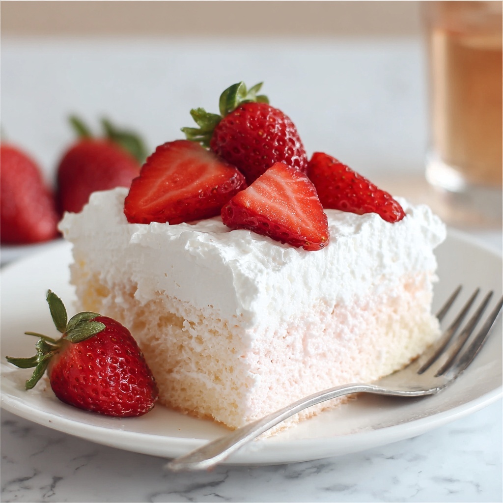 Strawberry Cloud Cake Recipe - Recipe Image