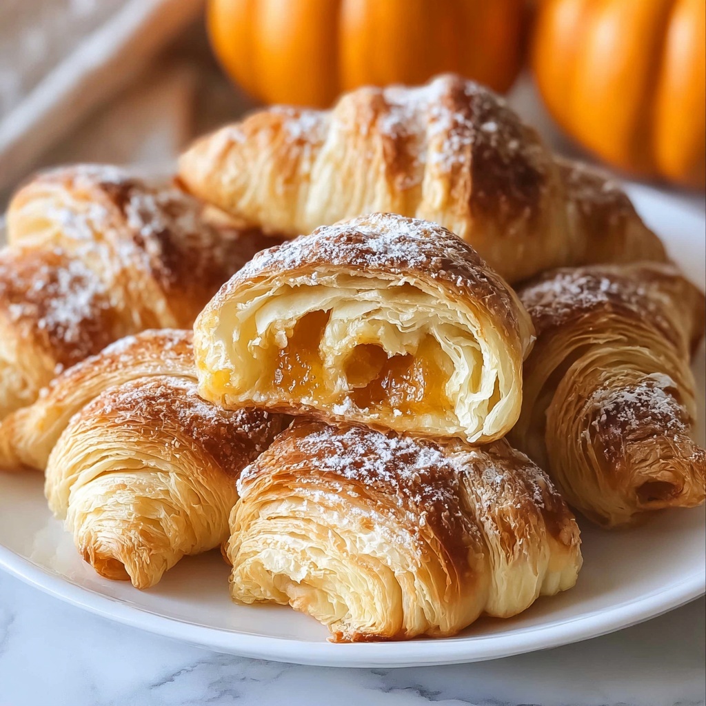 Mini Pumpkin Pie Crescent Rolls Recipe - Recipe Image