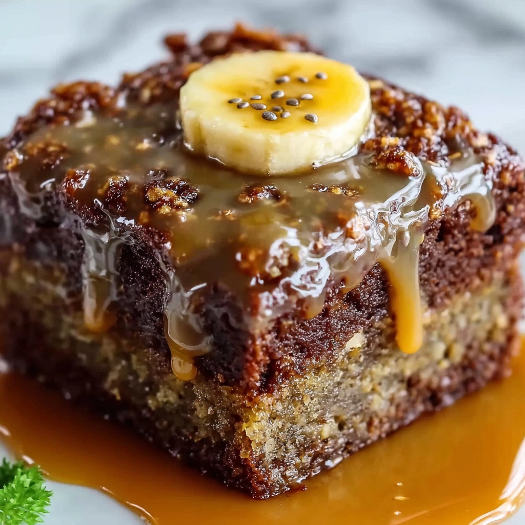 Banana Bread Brownies with Vanilla Frosting Recipe - Recipe Image