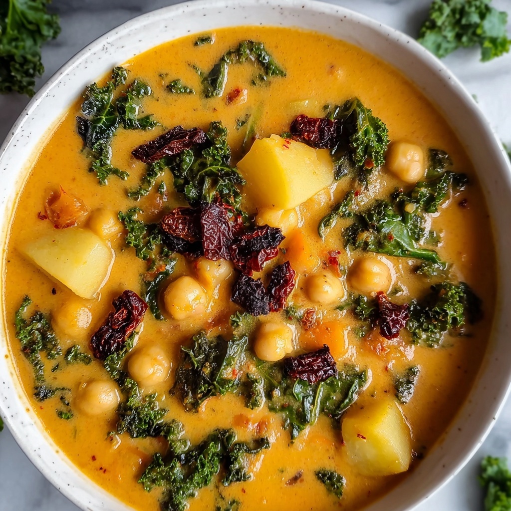 Creamy Tuscan Chickpea Soup Recipe - Recipe Image