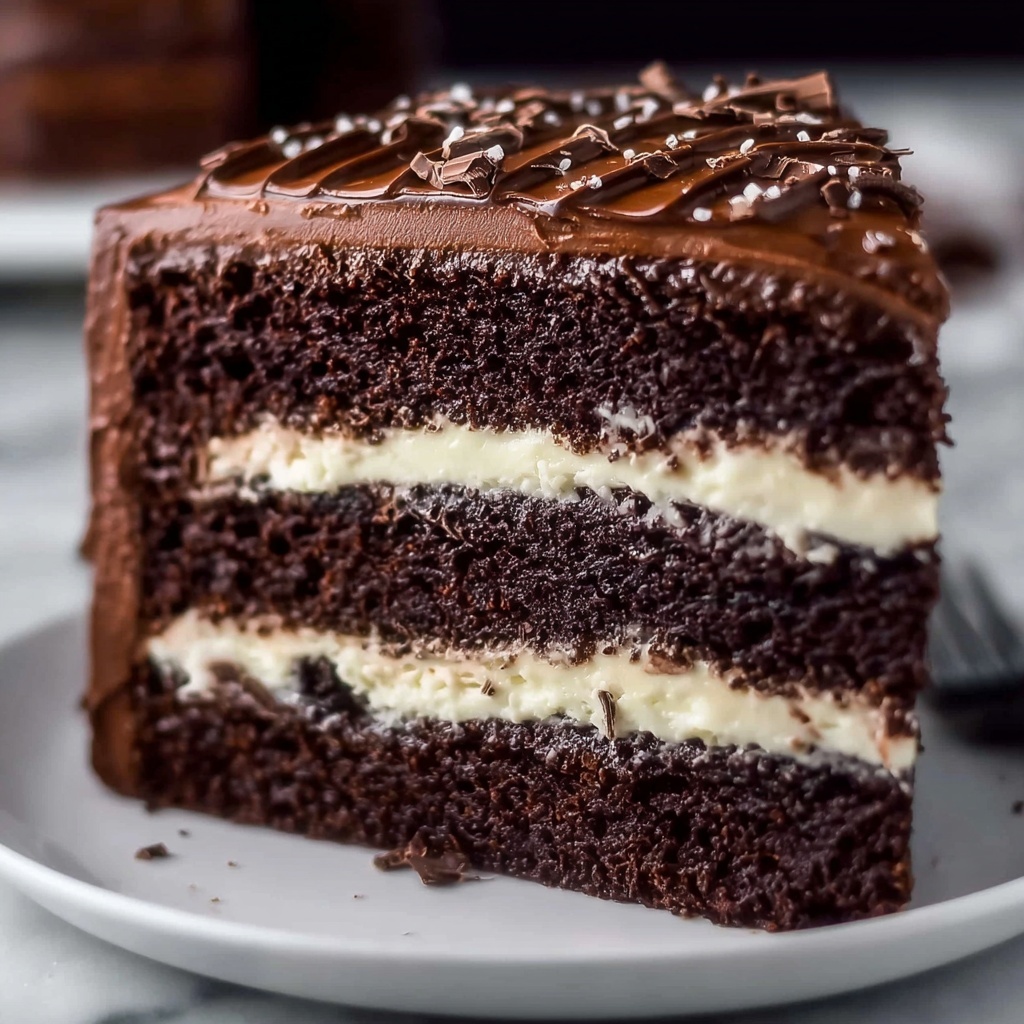 Hershey’s Chocolate Cake with Cream Cheese Filling Recipe - Recipe Image