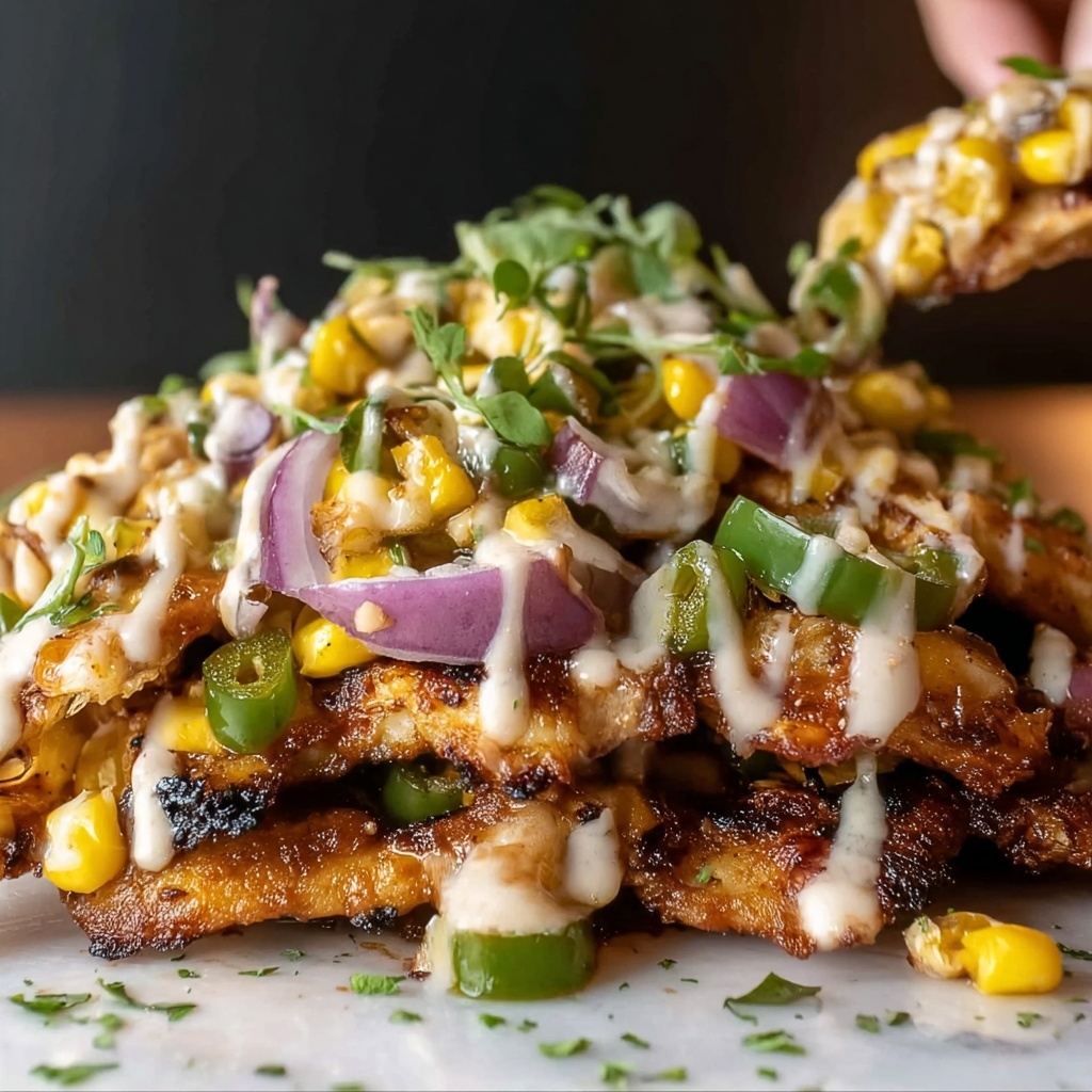 Chicken Al Pastor Loaded Fries Recipe - Recipe Image