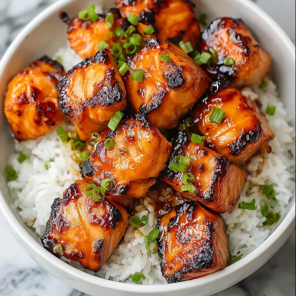 Air Fryer Bang Bang Salmon Bites Recipe - Recipe Image