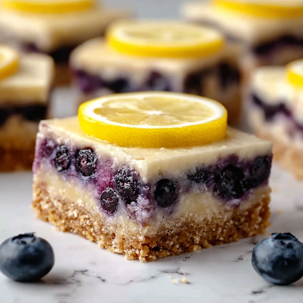 Blueberry Lemon Blondies Recipe - Recipe Image