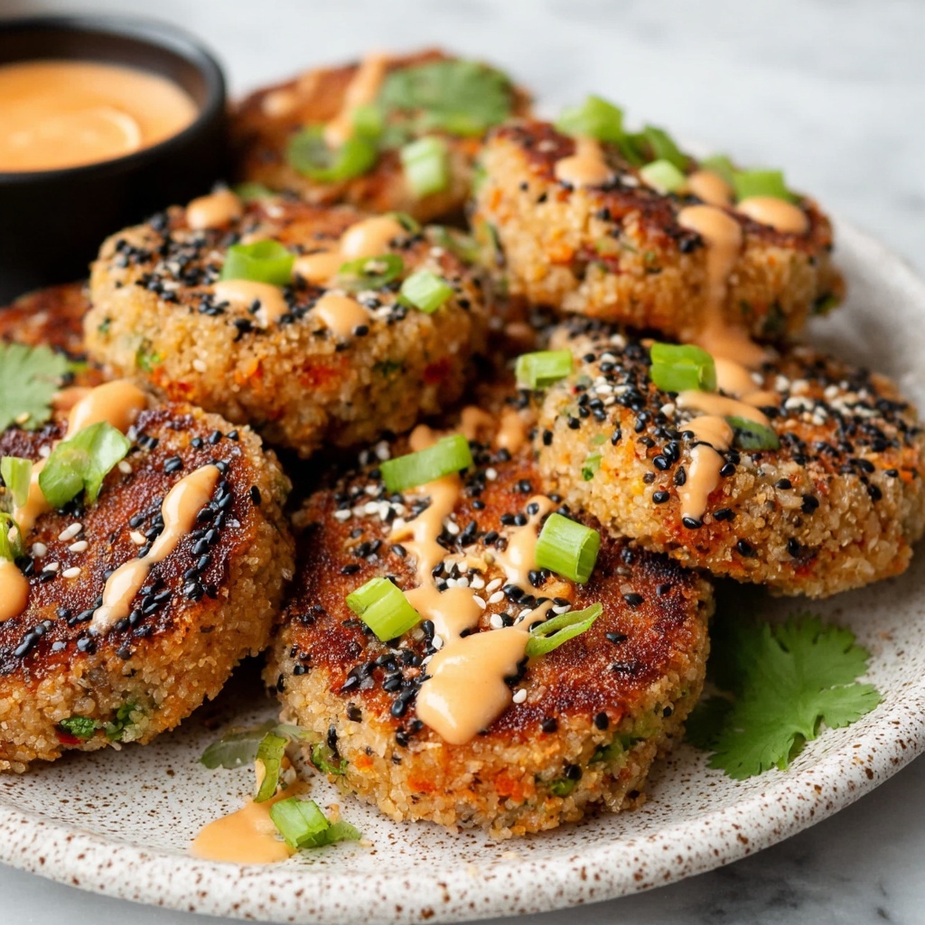 Asian-Style Tuna Cakes with Spicy Mayo Recipe - Recipe Image