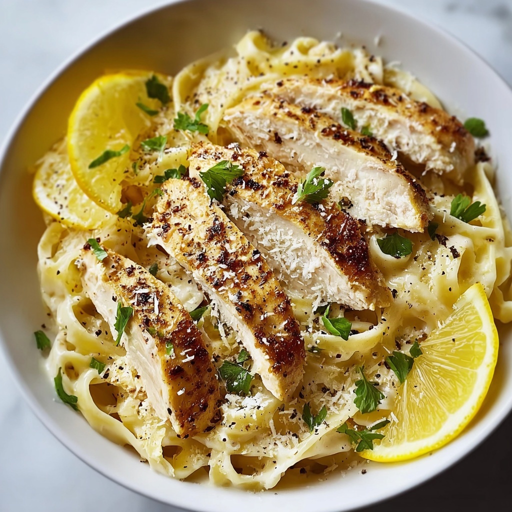 Lemon Chicken Pasta Recipe - Recipe Image