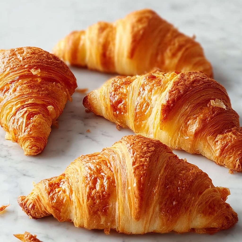 Homemade Flaky Croissants Recipe - Recipe Image