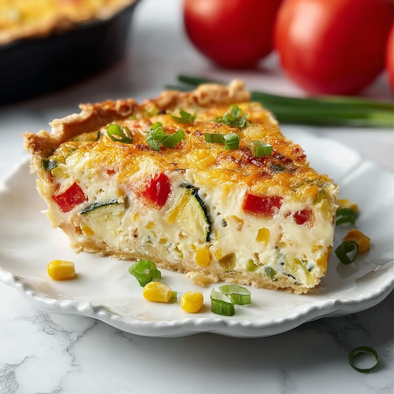 Summer Garden Crustless Zucchini Pie Recipe