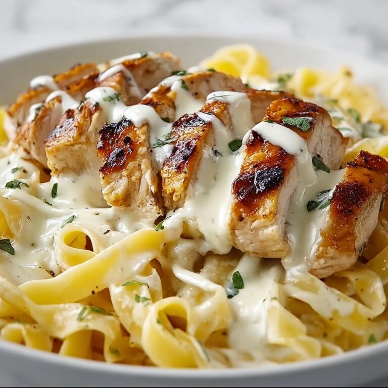 Chicken Alfredo with Egg Noodles Recipe