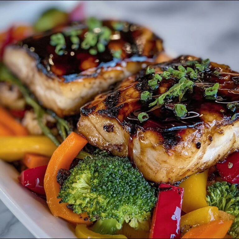 One-Pan Balsamic Chicken with Roasted Veggies Recipe