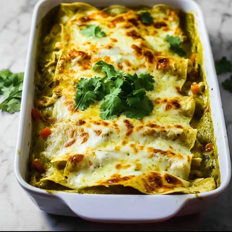 Cheesy Chicken Enchilada Casserole Recipe
