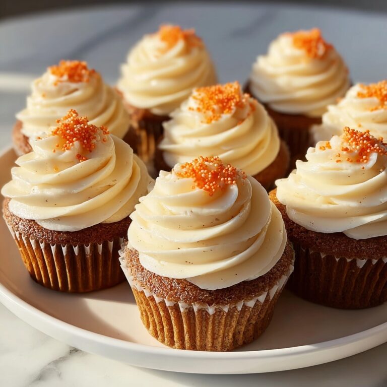 Moist Carrot Cake Muffins with Cream Cheese Frosting Recipe