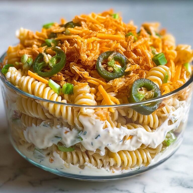Cheesy Jalapeño Popper Pasta Salad Recipe