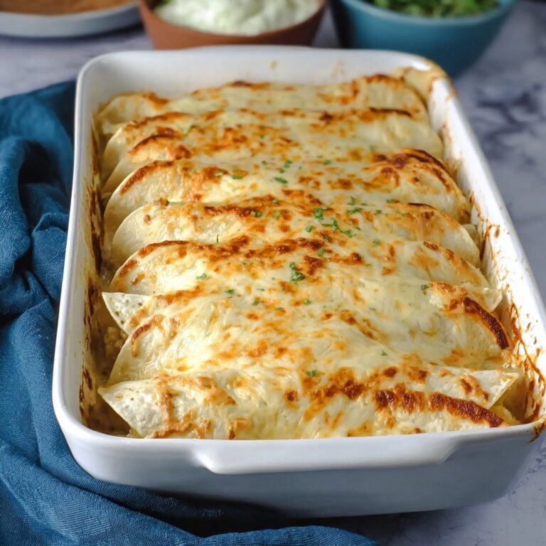 White Chicken Enchiladas Recipe