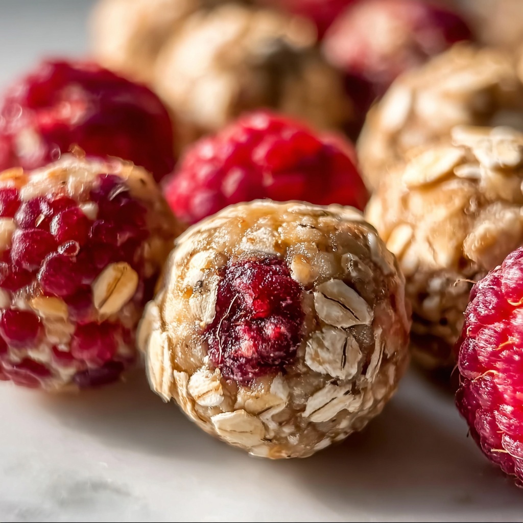 Raspberry Almond Energy Bites Recipe - Recipe Image