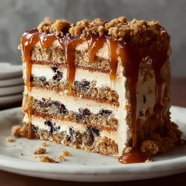 Caramel Toffee Crunch Cake Recipe