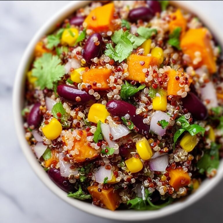 Roasted Sweet Potato Black Bean Quinoa Salad Recipe