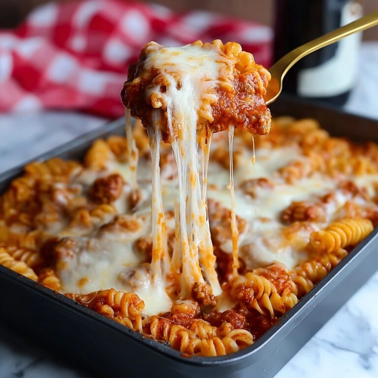 Chicken Parmesan Pasta Casserole Recipe