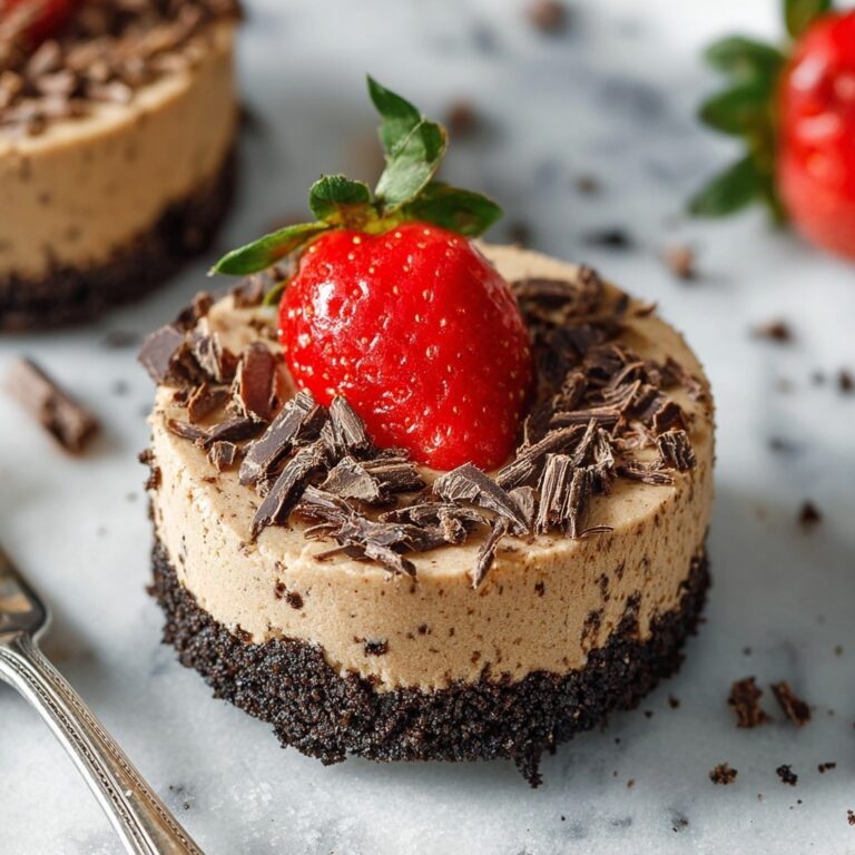 Chocolate No Bake Mini Cheesecakes Recipe