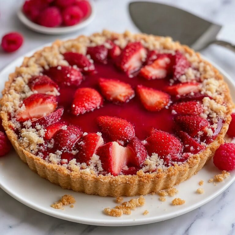Rhubarb and Strawberry Tart Recipe