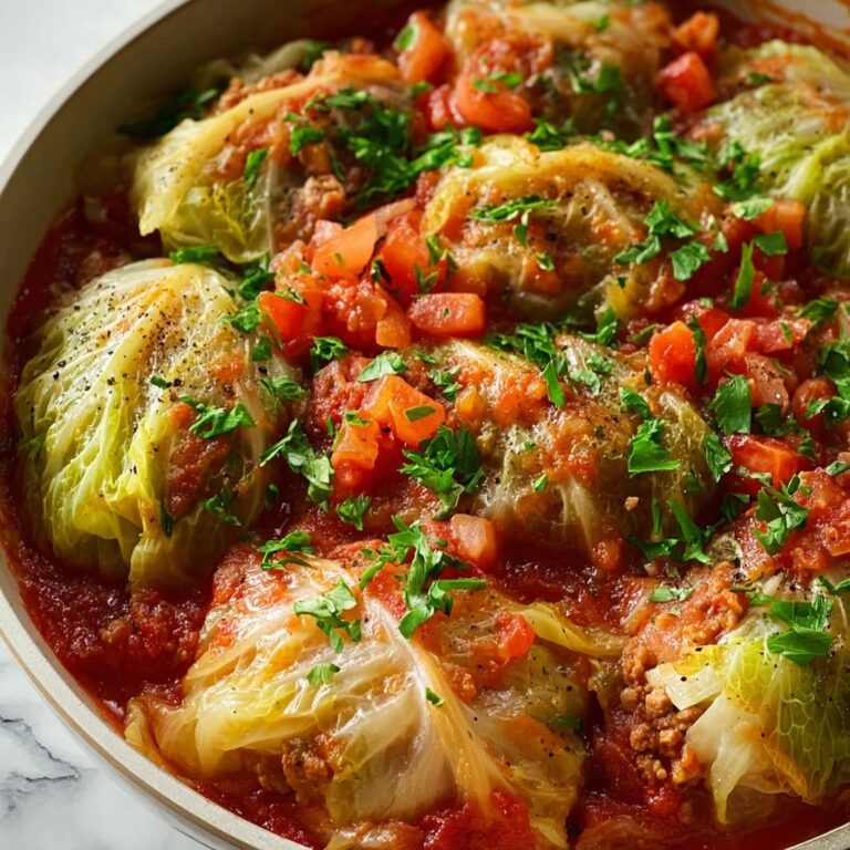 Mediterranean-Style Unstuffed Cabbage Rolls Recipe