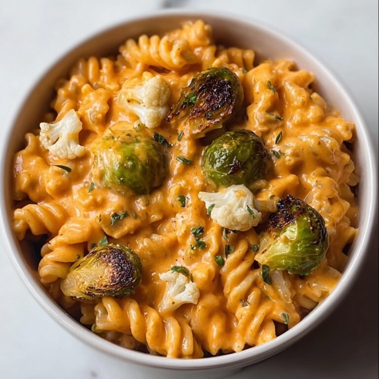 Pumpkin Mac and Cheese with Roasted Veggies Recipe