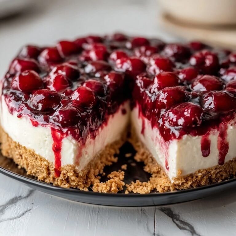 Easiest No-Bake Cherry Cheesecake Recipe