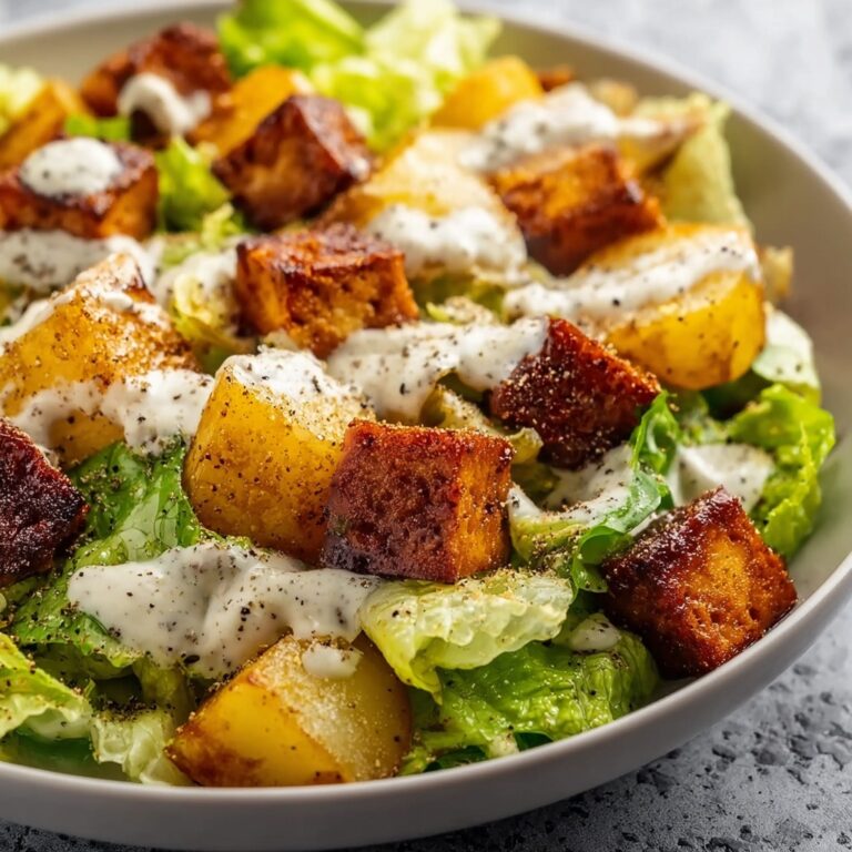 Crispy Potato Caesar Salad Recipe