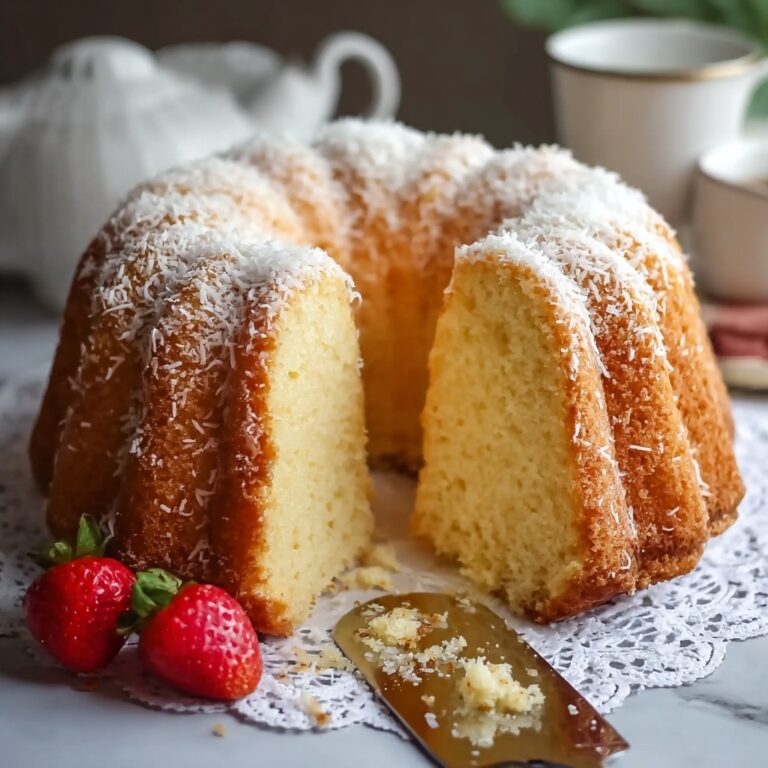Delicious Coconut Cream Cheese Pound Cake Recipe