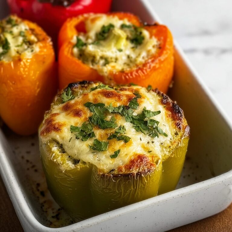 Herb and Cheese Stuffed Bell Peppers Recipe