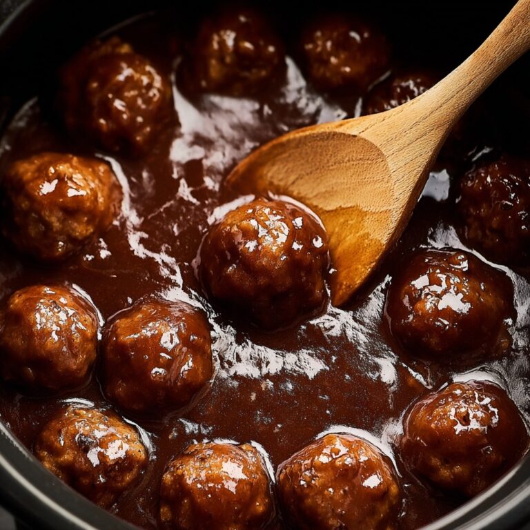 Slow Cooker Salisbury Steak Meatballs Recipe