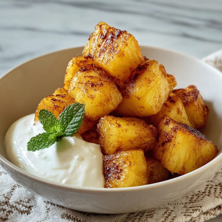 Cinnamon Fried Pineapple Recipe