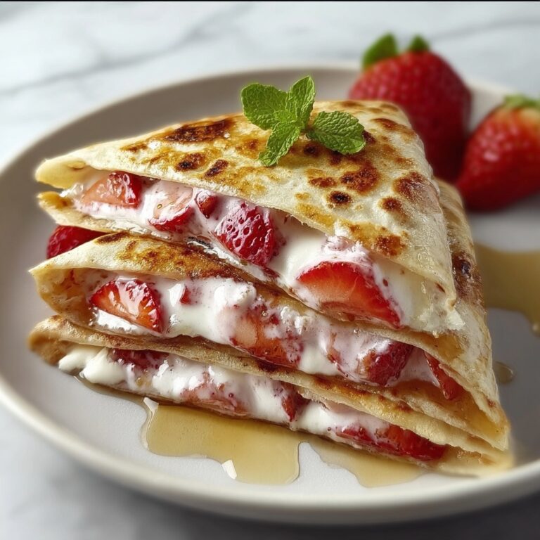 Strawberry Cheesecake Quesadillas Recipe