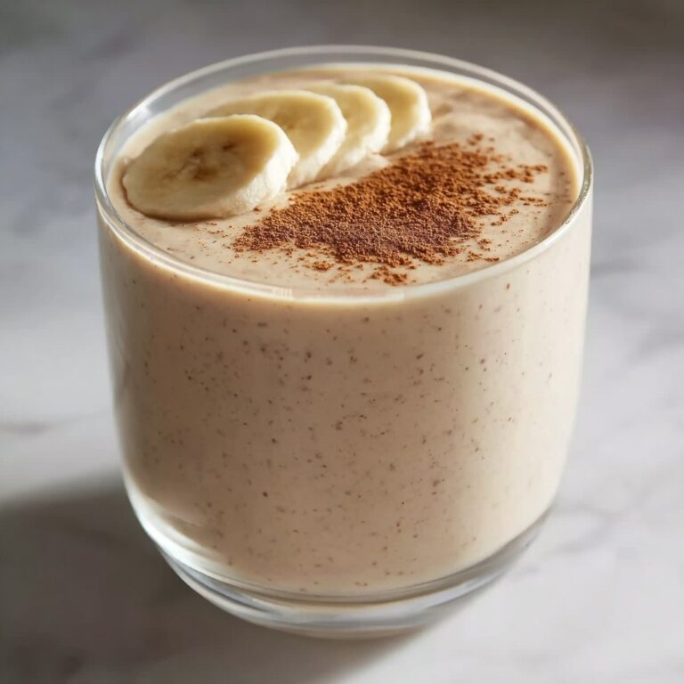 Vanilla Cinnamon Banana Smoothie Recipe