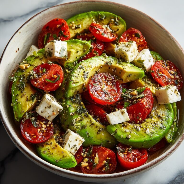 Greek Avocado Salad with Feta Recipe