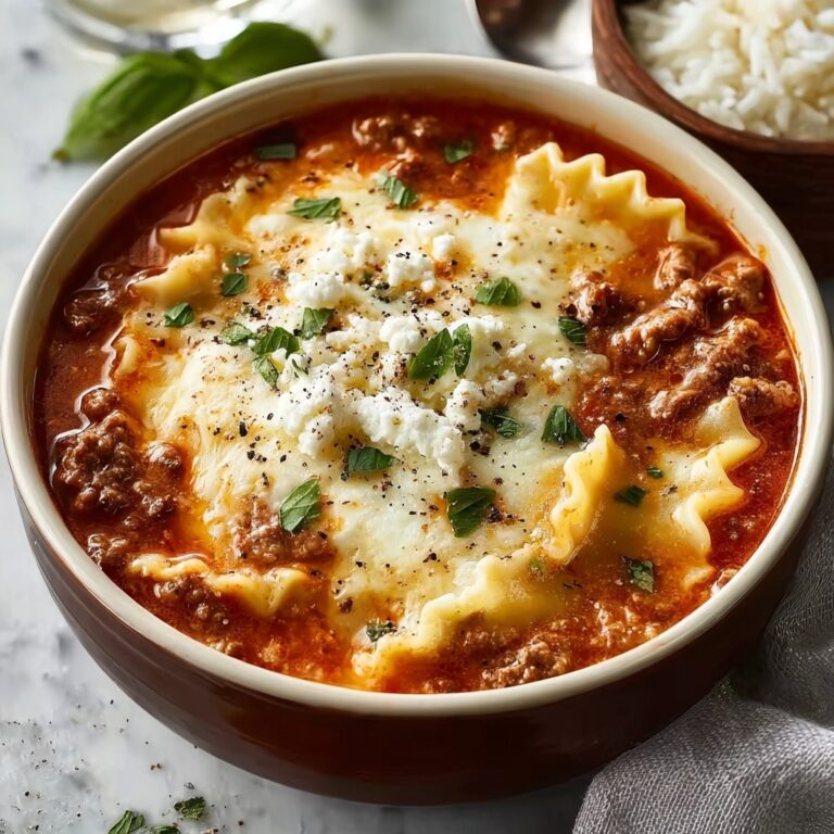 Hearty Lasagna Soup Recipe