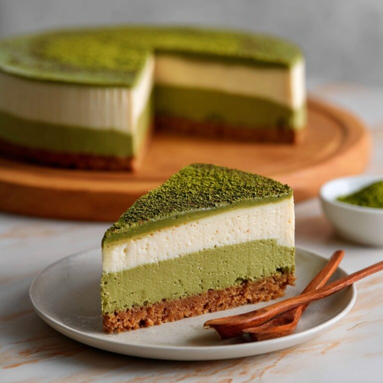 Matcha Green Tea Cheesecake Recipe