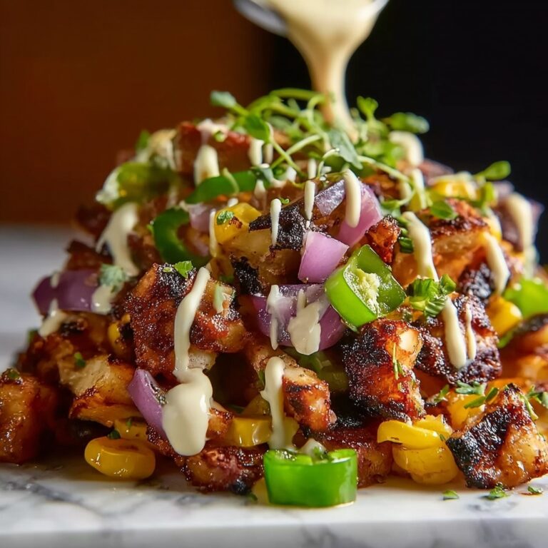 Chicken Al Pastor Loaded Fries Recipe