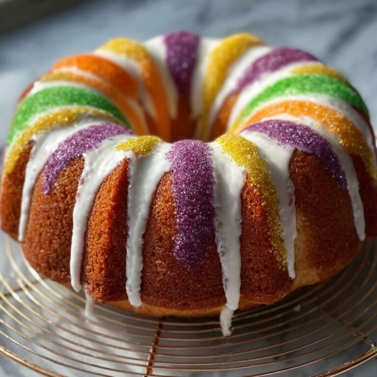 Easy Mardi Gras King Cake Recipe