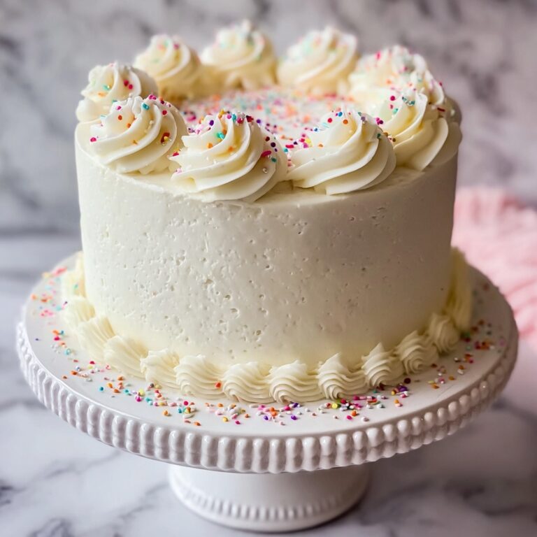 Classic White Cake Recipe