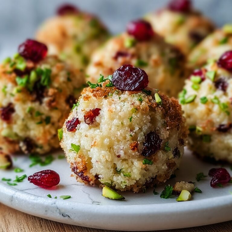 Cranberry Turkey Stuffing Balls Recipe