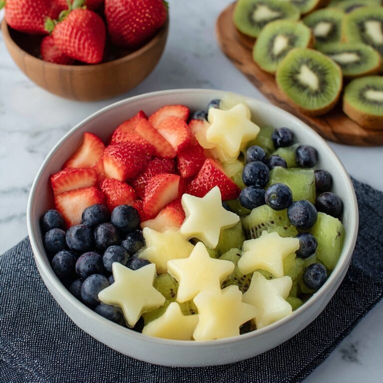4th of July Patriotic Fruit Salad Recipe