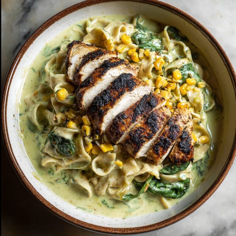 Creamy Roasted Poblano Pasta Recipe