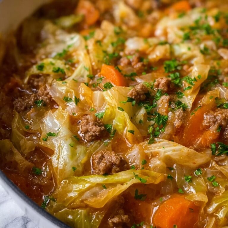 Unstuffed Cabbage Roll Soup Recipe